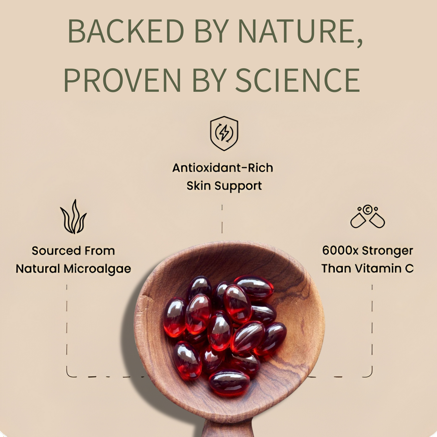 Velia Astaxanthin Elixir® — 12mg Daily Antioxidant for Glowing, Resilient Skin