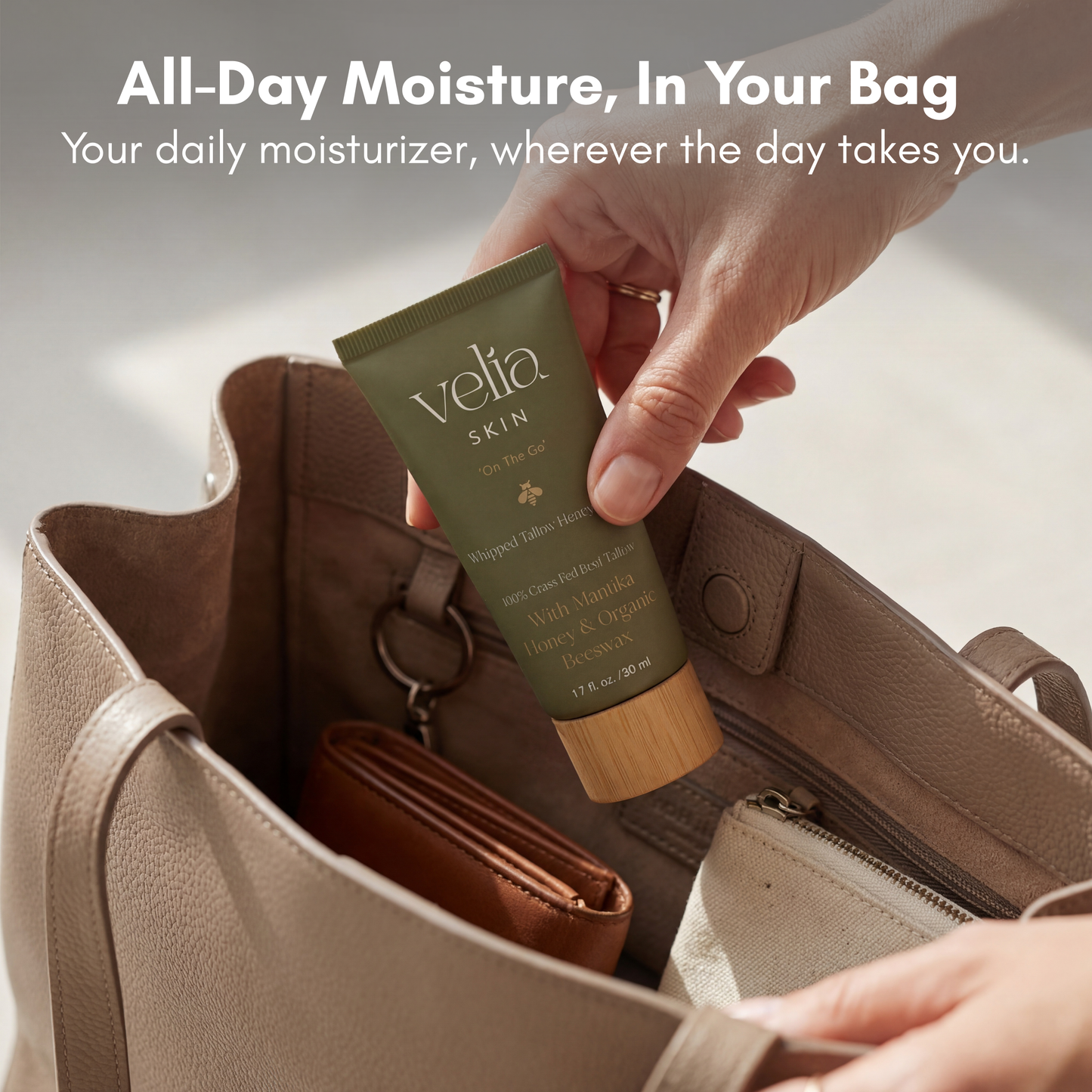 Velia 'On The Go' Balm - 100% Natural