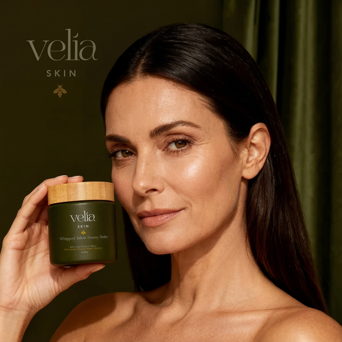 Velia Beef Tallow Honey Balm - 100% Natural