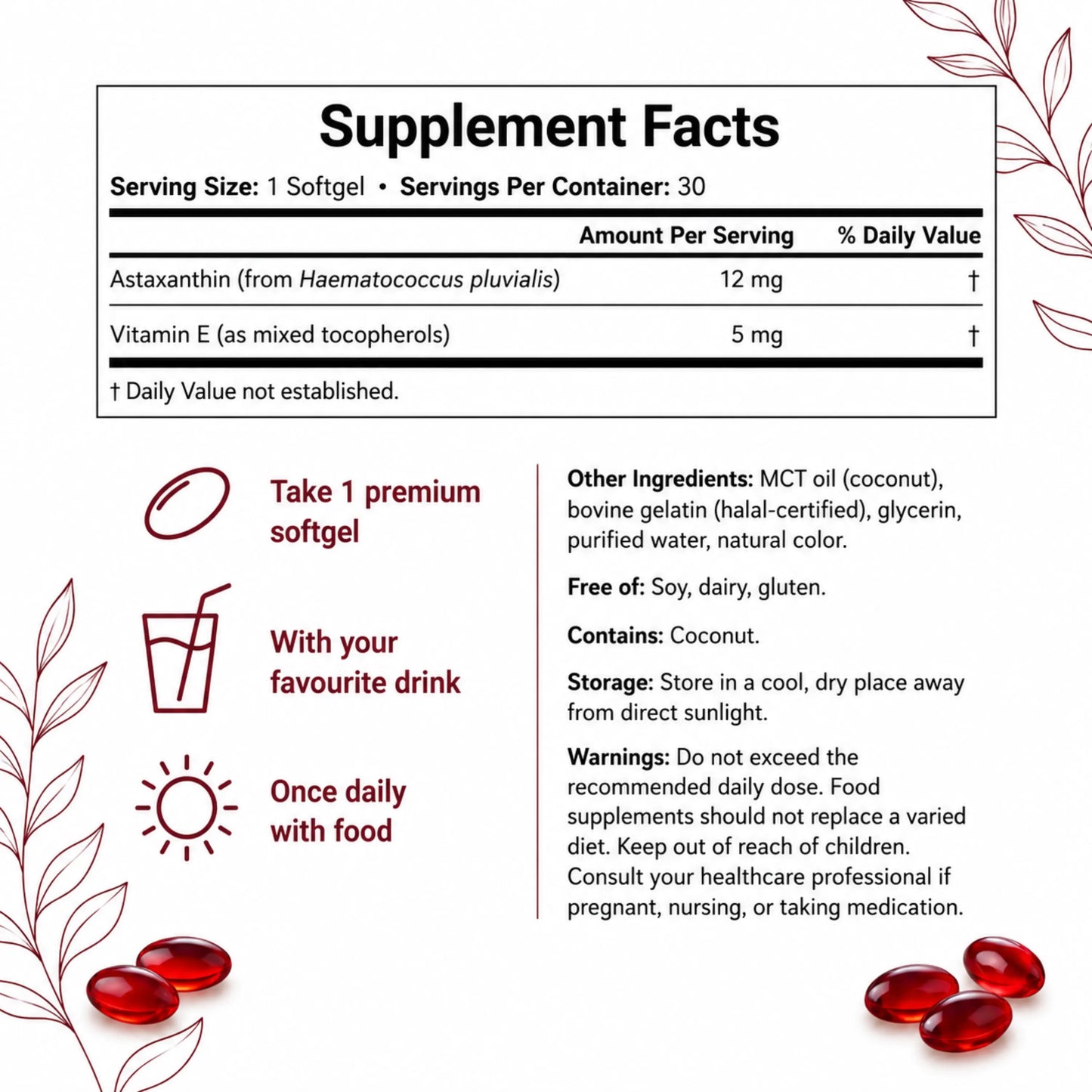 Velia ELIXIR+ Powered By Astaxanthin — Naturally Protects Your Eye Cells To Restore Sharp, Clear Vision
