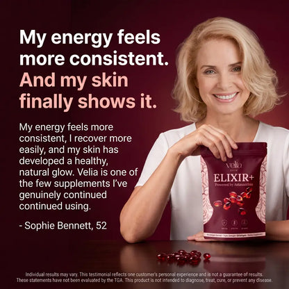 Velia ELIXIR+ Astaxanthin - Nature’s Most Powerful Antioxidant for Whole Body Support & Cellular Protection - 12mg Triple Strength