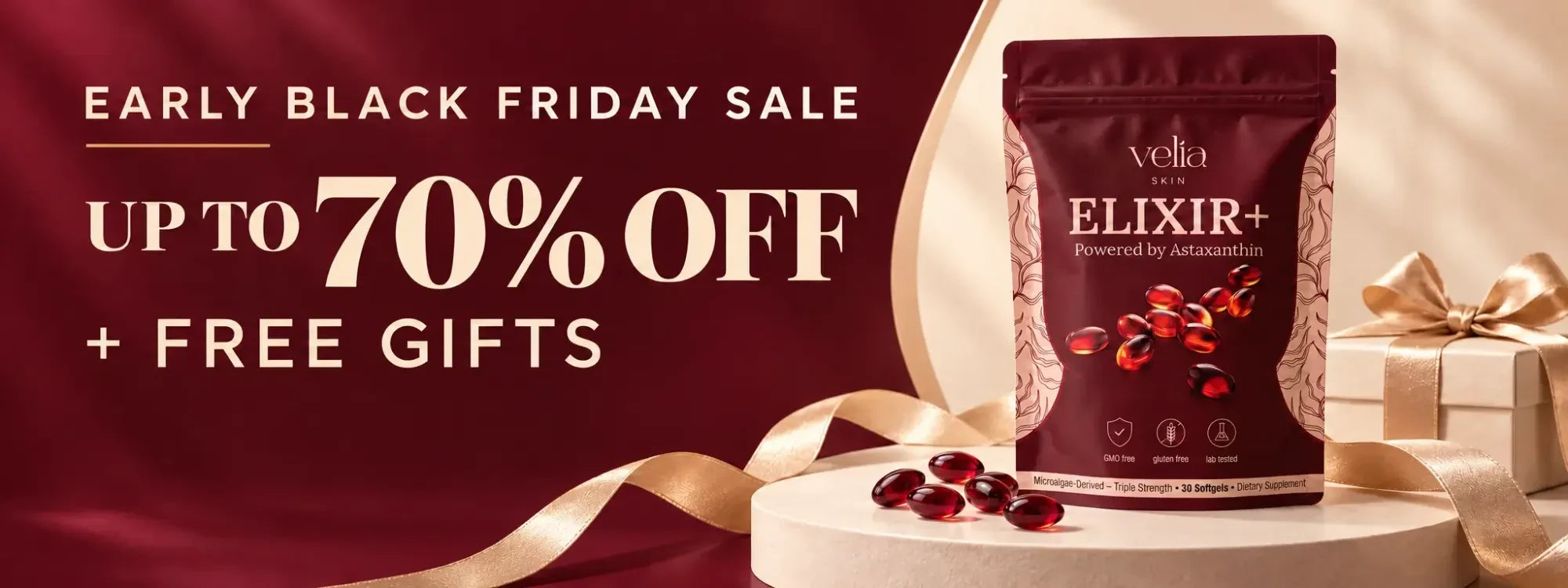 Early Black Friday Sale on Velia ELIXIR+